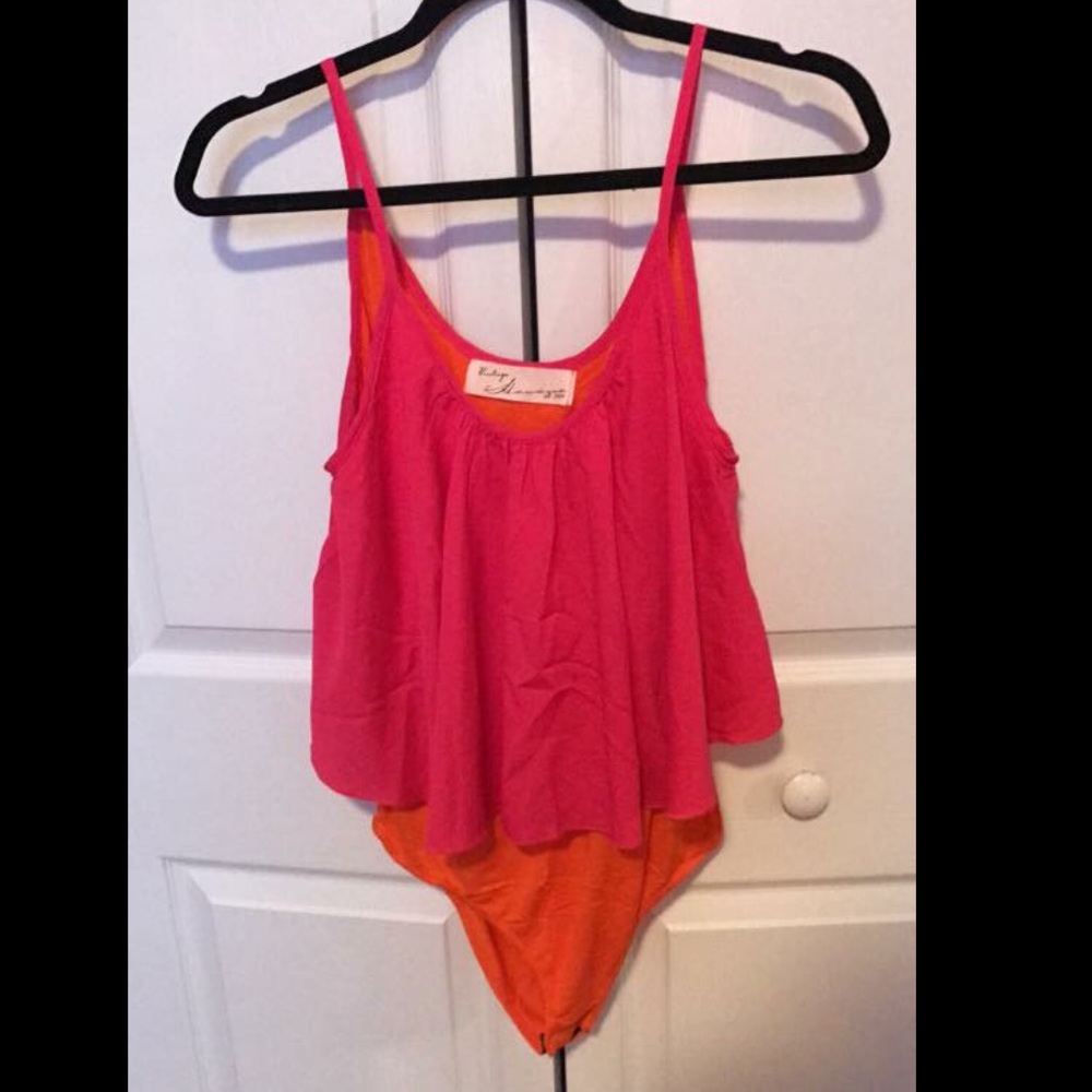 Pink Vintage Havana Leotard